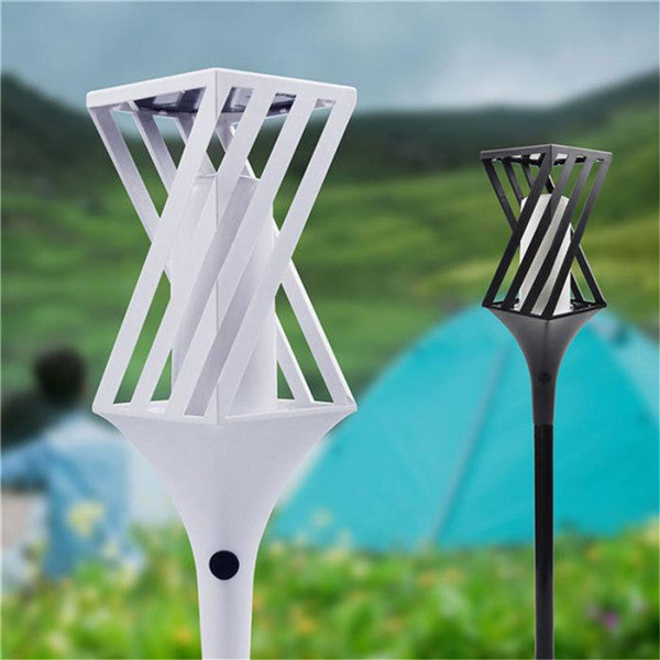 Solar Powered LED Flickering Landscape Lamp Waterproof  Torch Light for Outdoor Garden Lawn Pathway