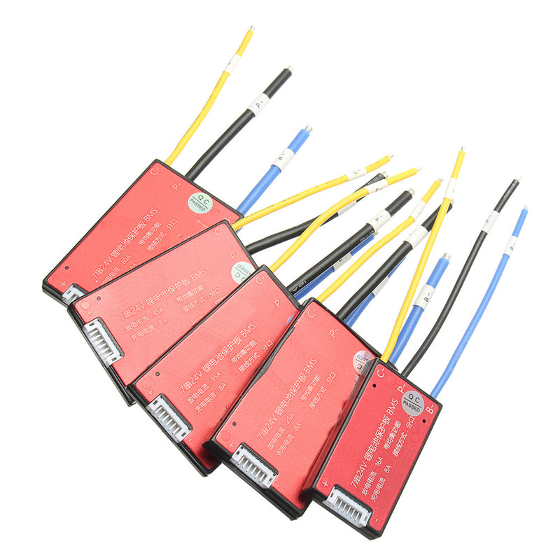 24V 7S 45A 18650 Li-ion Lipolymer Battery BMS PCB PCM Battery Protection Board for Ebike Ebicycle