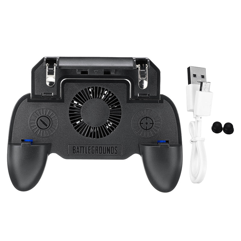 Game Pubg SR2 The 5 Generation Mobile Controller Trigger Shooter Game Handle 4 In 1 Mobile Power Cooling Fan 2000 / 4000mah