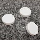 50Pcs Cosmetic Bag  Empty Jar Pots Eyeshadow Makeup Face Cream Lip Balm Container 3ml