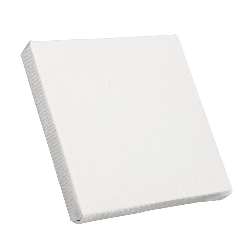 8PCS White Mini Blank Canvas Acrylic Paintings Frame Oil Paint Artist Square Art Sketch Boards Square Canvas