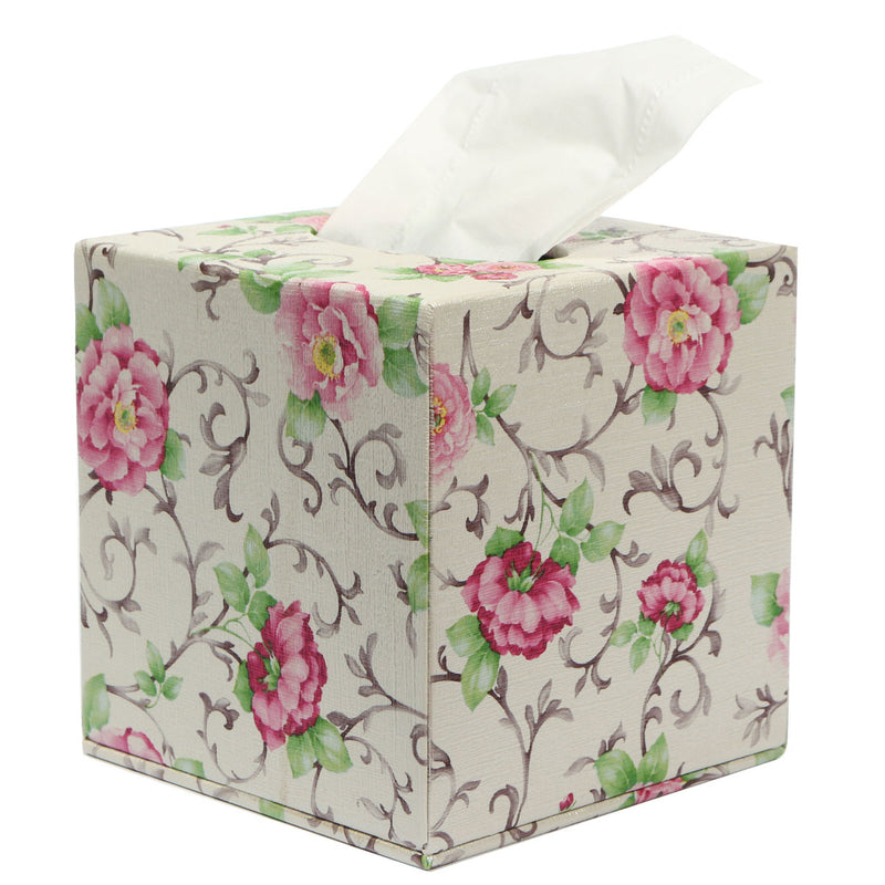 Durable PU Leather Tissue Box Case Cover  Paper Napkin Holder Home Office