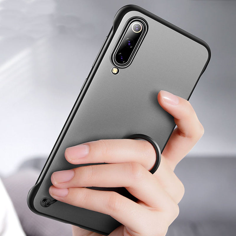 Bakeey Bumper Ultra Thin Anti Fall Matte Hard PC&Soft Edge With Finger Ring Protective Case For Xiaomi Mi A3 / Xiaomi Mi CC9E