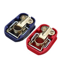 FOXSUR Universial Car Battery Quick Pull Connector Switch Head Terminal Detachable Cable Clamp Clip