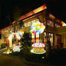 12 Pattern Outside LED Projector Light Atmostphere Light Landscape Laser Lamp Halloween Kid Gift
