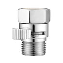 KCASA Brass Junction Water Flow Control Valve Stright-through Shut Off Angle Valve Bath Accessory