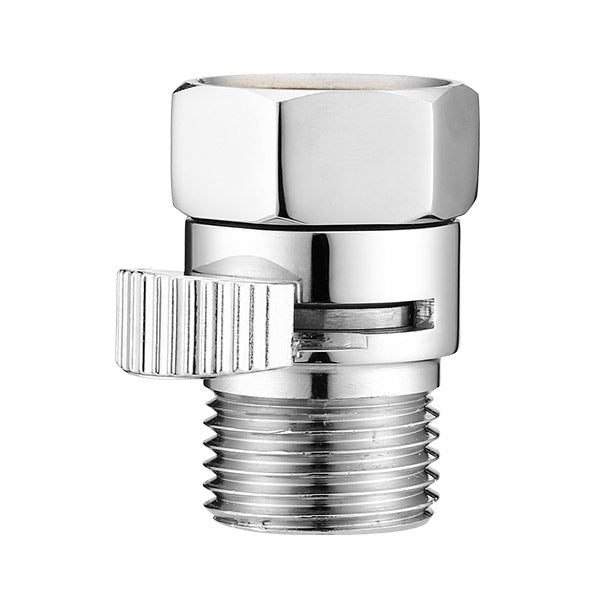 KCASA Brass Junction Water Flow Control Valve Stright-through Shut Off Angle Valve Bath Accessory
