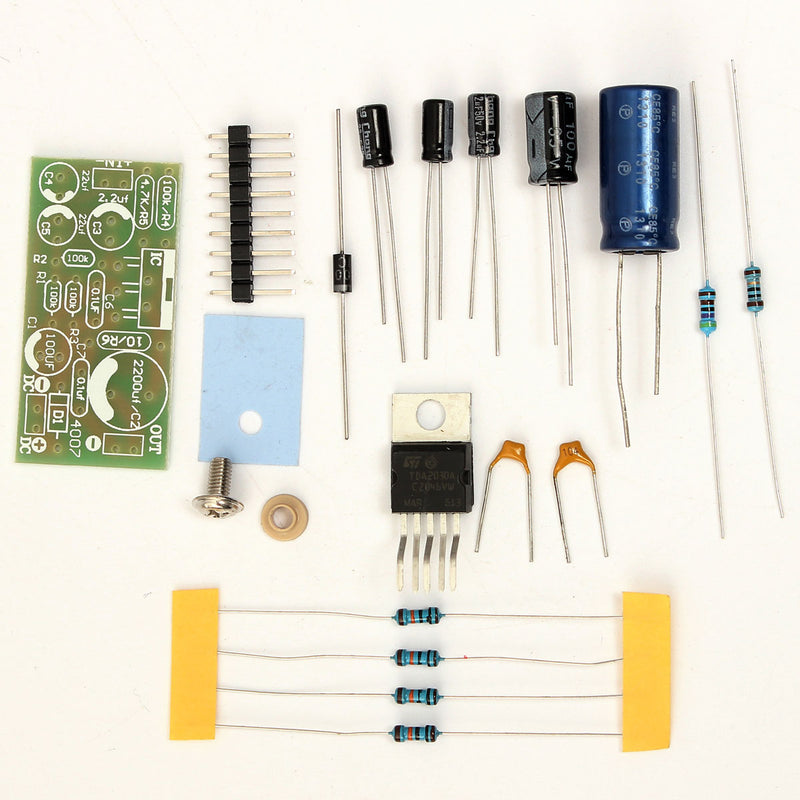 10pcs DIY TDA2030A Audio Amplifier Board Kit Mono Power 18W DC 9V-24V