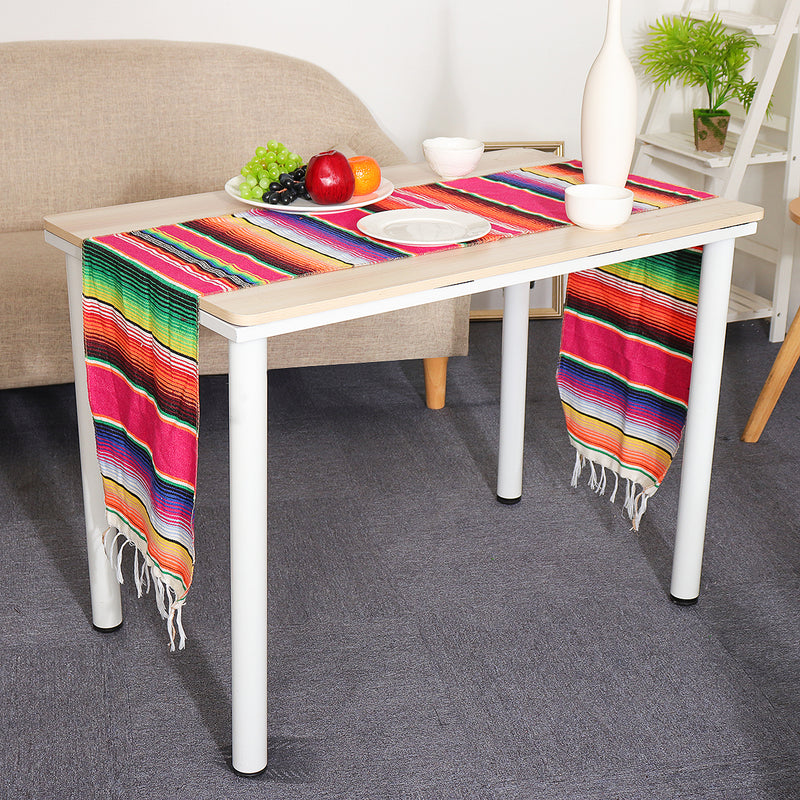 5pcs Mexican Blanket Table Flag Picnic Mat Travel Blanket Outdoor Beach Towel Car Blanket