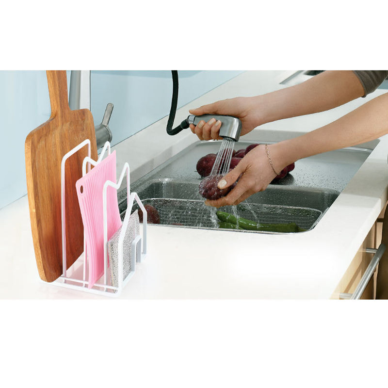 Black/White LP Vinyl Iron Storage File Rack Stand Holder Kitchen Storage Rack for 7"/12" LP