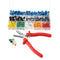 Excellway EC02 800Pcs Insulated Wire Connector Terminal Cord Pin End Terminal With Crimper Plier