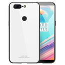 Bakeey Tempered Glass Mirror Back Cover Soft TPU Frame Protective Case for OnePlus 5T