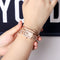 SOXY 0123 Rose Gold Case Rectangle Dial Design Ladies Bracelet Watch Fashion Style Quartz Watch