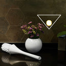 Creative Toilet Brush Bathroom Toilet WC Scrub Cleaning Brush Holder Set Bathroom Cleaning Accessor