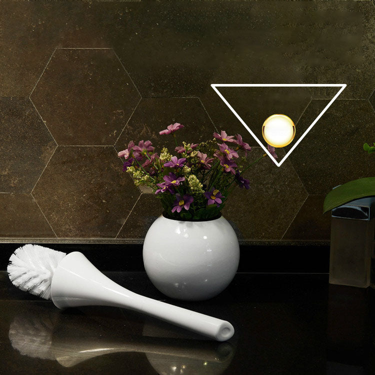Creative Toilet Brush Bathroom Toilet WC Scrub Cleaning Brush Holder Set Bathroom Cleaning Accessor