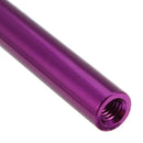 Suleve M3AR8 M3 Aluminum Alloy Standoff Studs 10-35mm Purple Round PCB Board Standoffs 10pcs