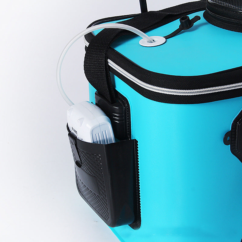 ZANLURE 50*28*30cm EVA Folding Fishing Water Bucket With Handle Belt Foldable Water Tank