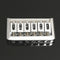 6 String Fixed Bridge Guitar Part Hardtail Bridge For Electric Guitar