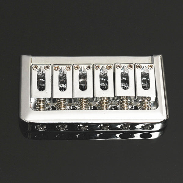 6 String Fixed Bridge Guitar Part Hardtail Bridge For Electric Guitar