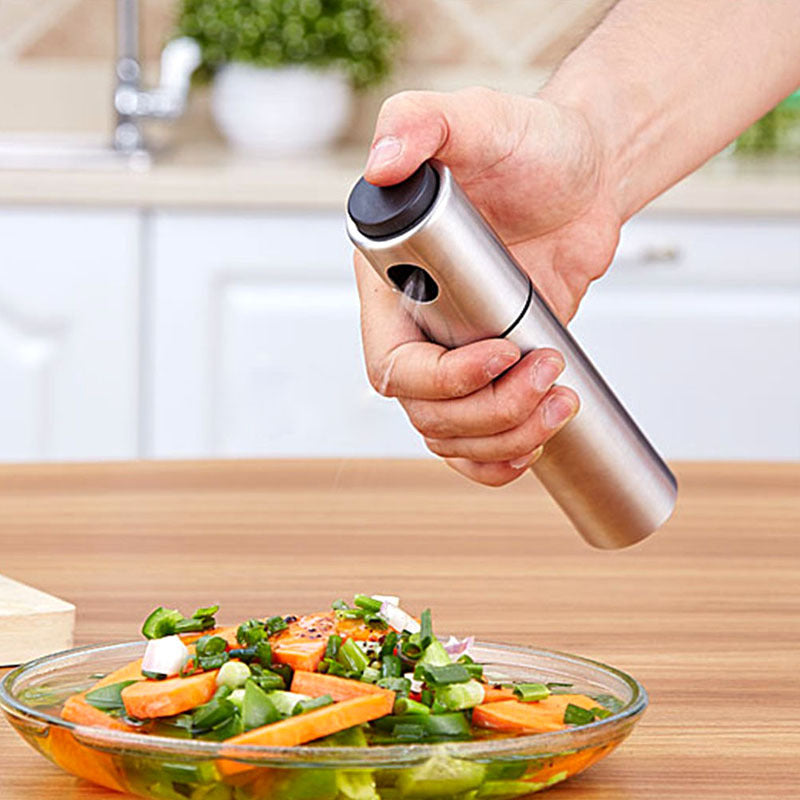 KCASA Kitchen Oil Spray Empty Bottle Vinegar Bottle Oil Dispense Seasoning Vinegar Bottle Soy Sauce Bottle Salad Bbq Cooking Glass Oil Sprayer