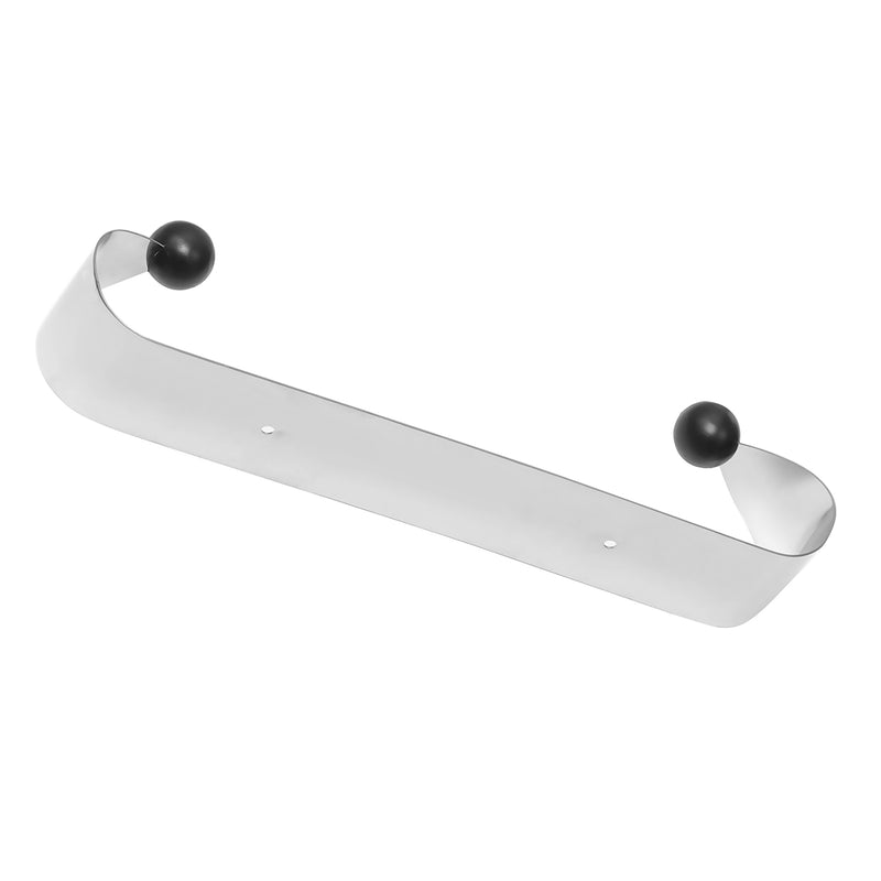 Stainless Steel Roll Paper Holder Plastic Wrap Storage Organizer Kitchen Rack