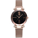 Fashion Star Magnetic Milanese Steel Band Women Quartz Watch