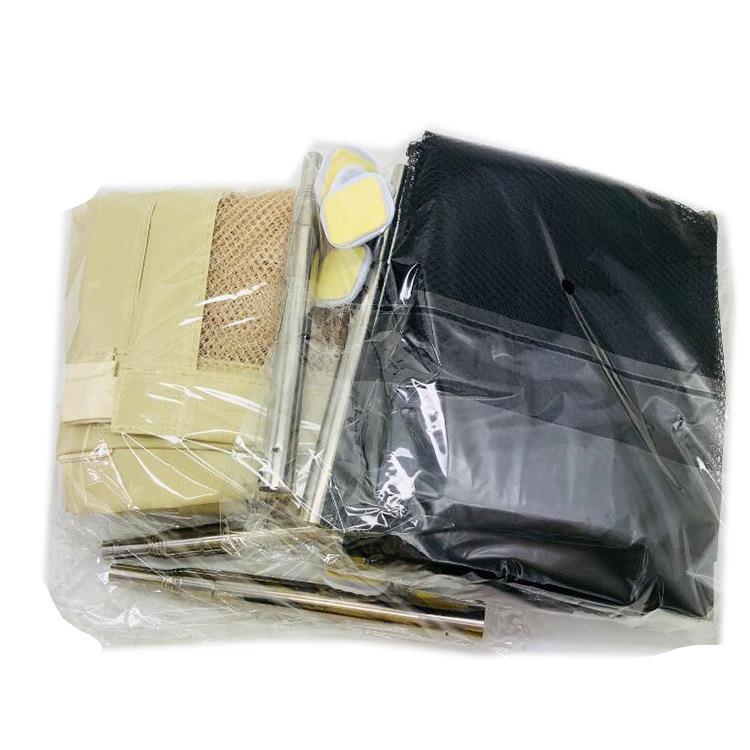 KCASA Magic Gate Portable Folding Safety Guard for Pets Dog Cat Stairs Isolation Fence Easy Installation Mesh Door Extra Wide Pet Gateway