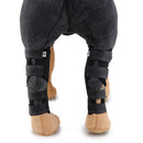 Dog Rear Hock Braces Canine Hind Hock Joint Sleeves with Safety Gear Reflective Straps