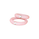 5MM Colorful Environmental Silicone Ring Rhinestones Couple Rings Wedding Gift for Men for Women