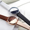 SKENGKE SK K0095 Leather Band Irregular Clock Dial Women Fashion Quartz Watch
