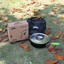 BRS-P26 Outdoor Folding Non-stick Cookpot Aluminum Alloy Frying Pan Cookware