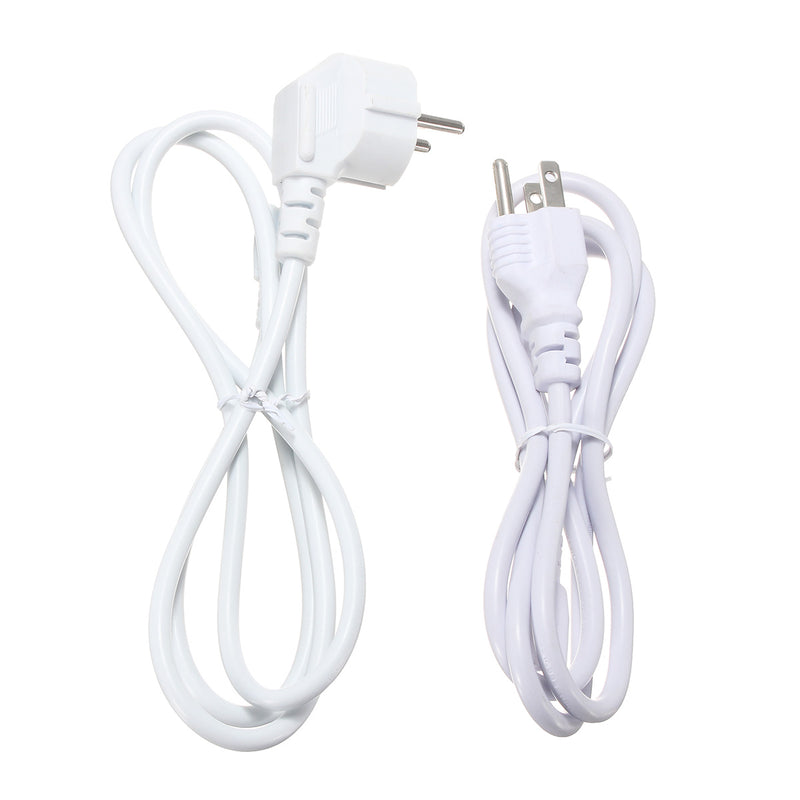 1.2M US/EU Plug 3 Prong AC Power Cord Cable For T8/T5 Integrated LED Tube Light Bulb