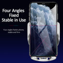 USAMS 15W Wireless Charger Infrared Sensor Air Vent Dashboard Car Phone Holder Car Mount for 4.0-6.5 Inch Qi-enabled Smart Phone for iPhone 11 for Samsung Galaxy Note 10 Xiaomi