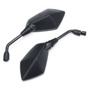 8mm/10mm Motorcycle Mirrors Scooter E-Bike Rearview Mirror Orthodontic Positive With Carbon Fiber Shell
