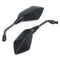 8mm/10mm Motorcycle Mirrors Scooter E-Bike Rearview Mirror Orthodontic Positive With Carbon Fiber Shell
