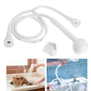 Double Tap Shower Spray Hose Bath Tub Sink Spray Attachment Head Pet Washing Easy Tap Shower Spray Kit