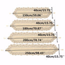 Rectangle Flower Table Runner Tablecloth With Tassel Wedding Party Festival Decor Mat