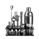 18Pcs Cocktail Shaker Accessories Set Barware Bar Mixing Making + Acrylic Holder