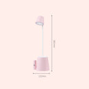 USB LED Table Lamp for Children With Fan Phone Hoder Touch On/Off Switch 3 Modes Eye Protection Desk Lamp