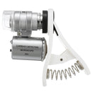 60X Handheld Mini Pocket Microscope Loupe Jeweler Magnifier LED Light Trendy