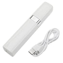 Portable Mini Handheld USB Lipstick Fan Electric Cooler Rechargeable 2600mAh Power Bank