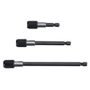 60-100mm Hexagonal Electric Drill Extension Rods Quick Release Self-Locking Screwdriver Bit Holder
