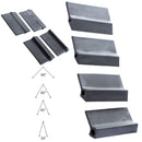 14Pcs Flexible Contour Polishing Pad Sanding Block Rubber Sandpaper Mat Convex Concave For Lathe Wood Carving Woodworking Tools