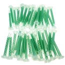 50pcs F6-16 Green AB Glue Mixing Tube Static Mouth Section 16 Nozzles