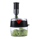 2L Electric Vegetable Fruit Cutter Chopper Grater Slicer + 4 Blade Kitchen Tool
