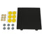 Black 220x220mm Double Texture PEI Powder Steel Plate with 6 Magnetic Block for 3D Printer