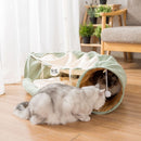 Pet Dog Cat Tunnel Bed Soft Cushion Winter Warm Kennel Mat Pad Blanket