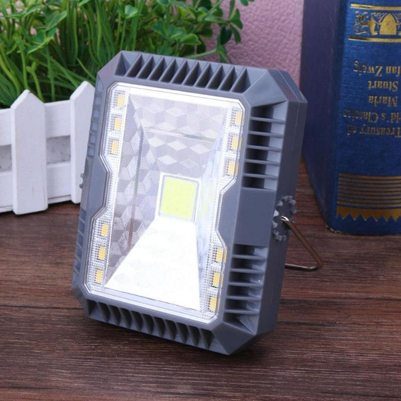 Waterproof Solar Flood Light Spotlight 3 Modes USB Rechargeable COB Work Camping Emergency Light