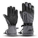 ROCKBROS S133 over -30 degree Thermal Ski Gloves Waterproof Snowmobile Snowboard Glove Snow Men Female Snowboarding Fleece Skiing Gloves With TPU Waterproof Liner Layer