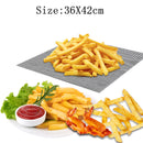 IPRee BBQ Heat Resistance Barbecue Grill Teflon PTFE Non Stick Replacement Mesh Wire Grid Pad